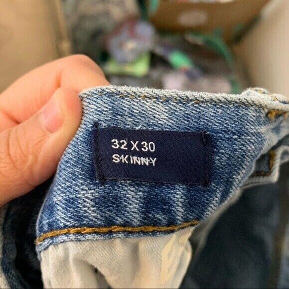 Gap Distressed DIY Jorts Denim Shorts Cut Offs MENS SIZE 32 - Picture 3 of 7